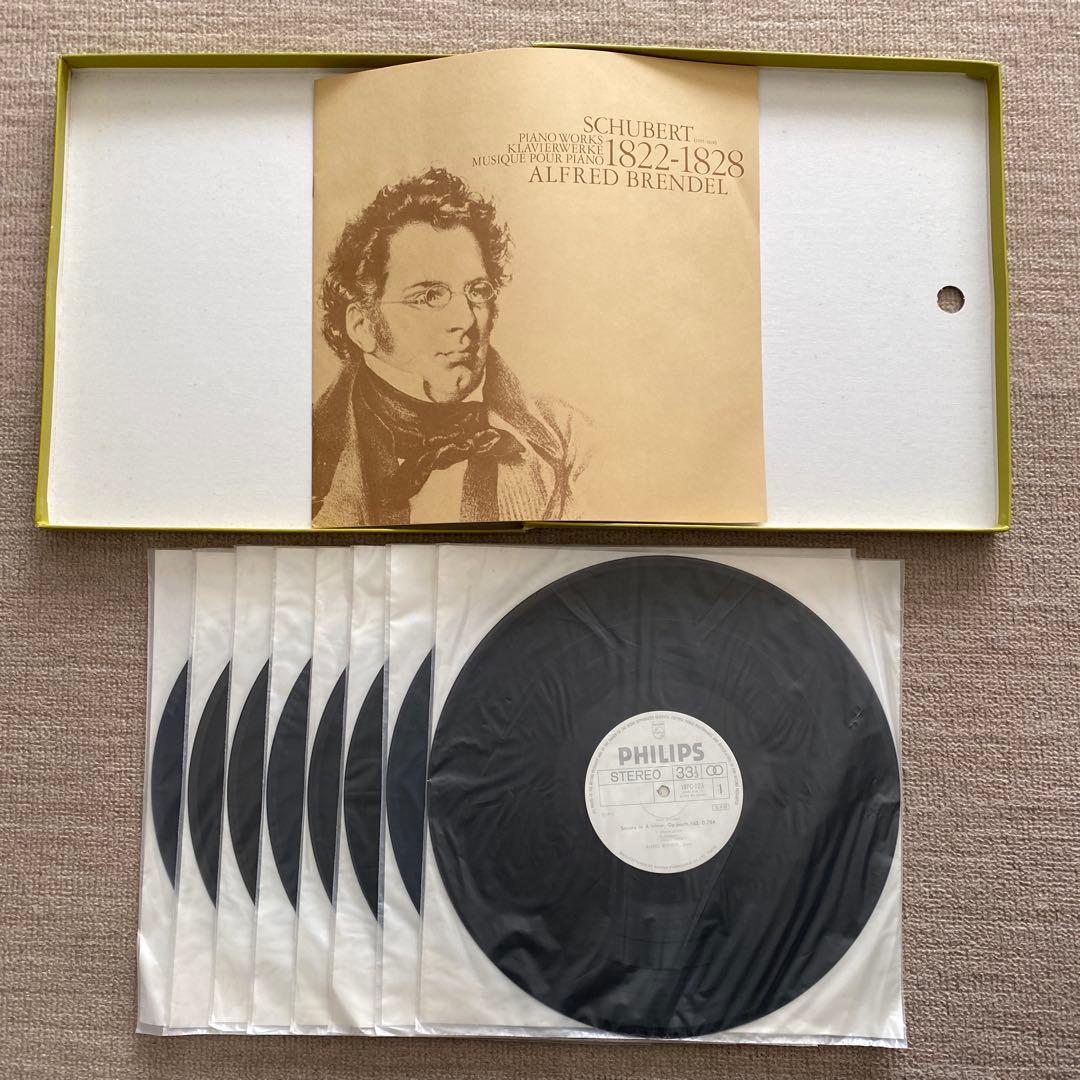 見本盤〉8LPシューベルト ピアノ作品集1822〜1828ブレンデル(ピアノ