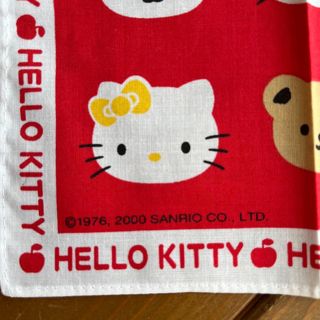 新品未使用 サンリオ ハローキティ ハンカチ 2000年 平成レトロ 当時物
