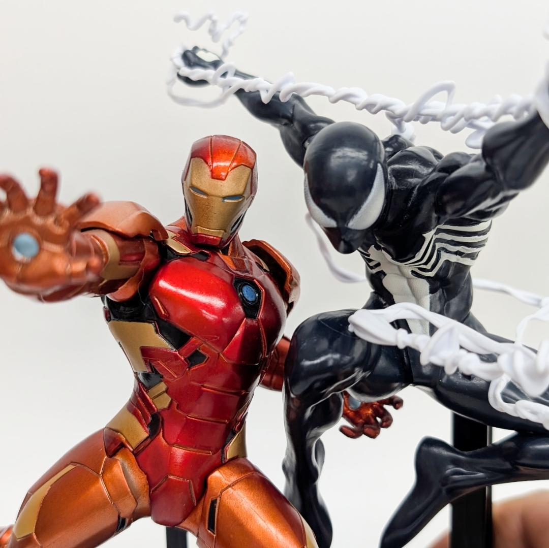 MARVEL ブラックスパイダーマン アイアンマン フィギュア まとめ売り