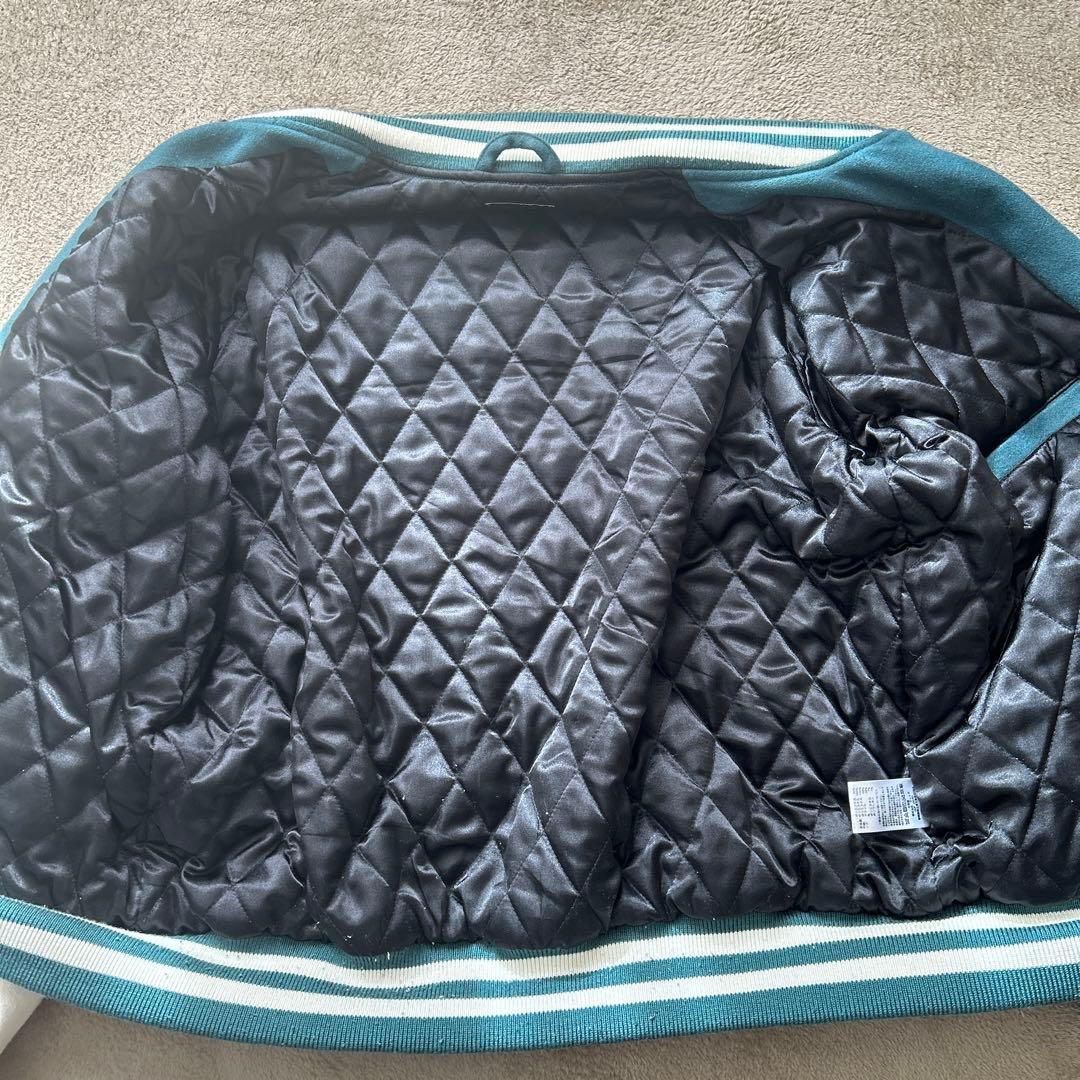 2*M様 HUF スタジャン Mサイズ 青/白 - メルカリ