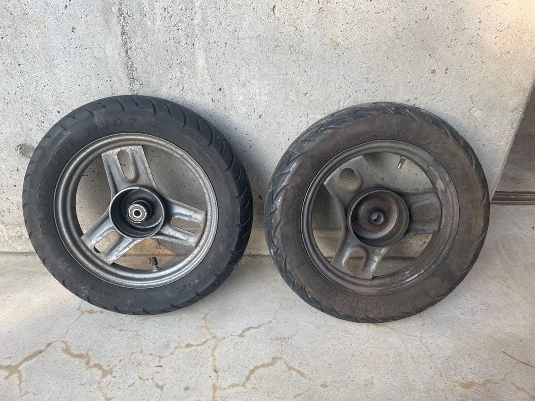 スーパータクト　純正ホイール前後セットタイヤ付き Yahoo!オークション -「スーパータクト ホイール」の落札相場・落札価格