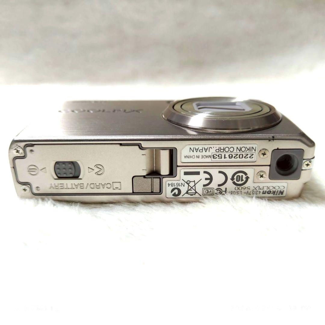 NIKON COOLPIX S600 シャンパンゴールド オールドコンデジ - メルカリ