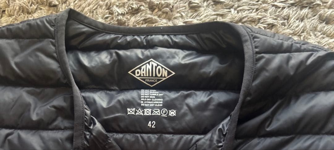 DANTON ブラック ダウンジャケット 42 - メルカリ