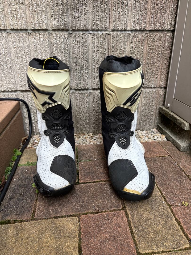Alpinestars SMX-6 バイクブーツ 白黒 アルパインスターズ ステラ SMX-6 V3 ドライスター ブーツ ホワイト