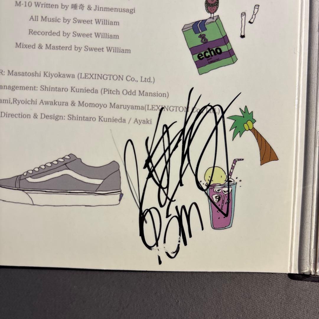 美品】サイン入り 唾奇×SweetWilliam jasmine CD - メルカリ