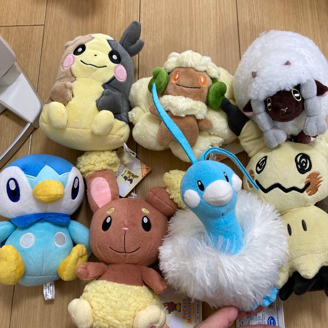 ポケモン ぬいぐるみ 9体セット タグ付き - メルカリ