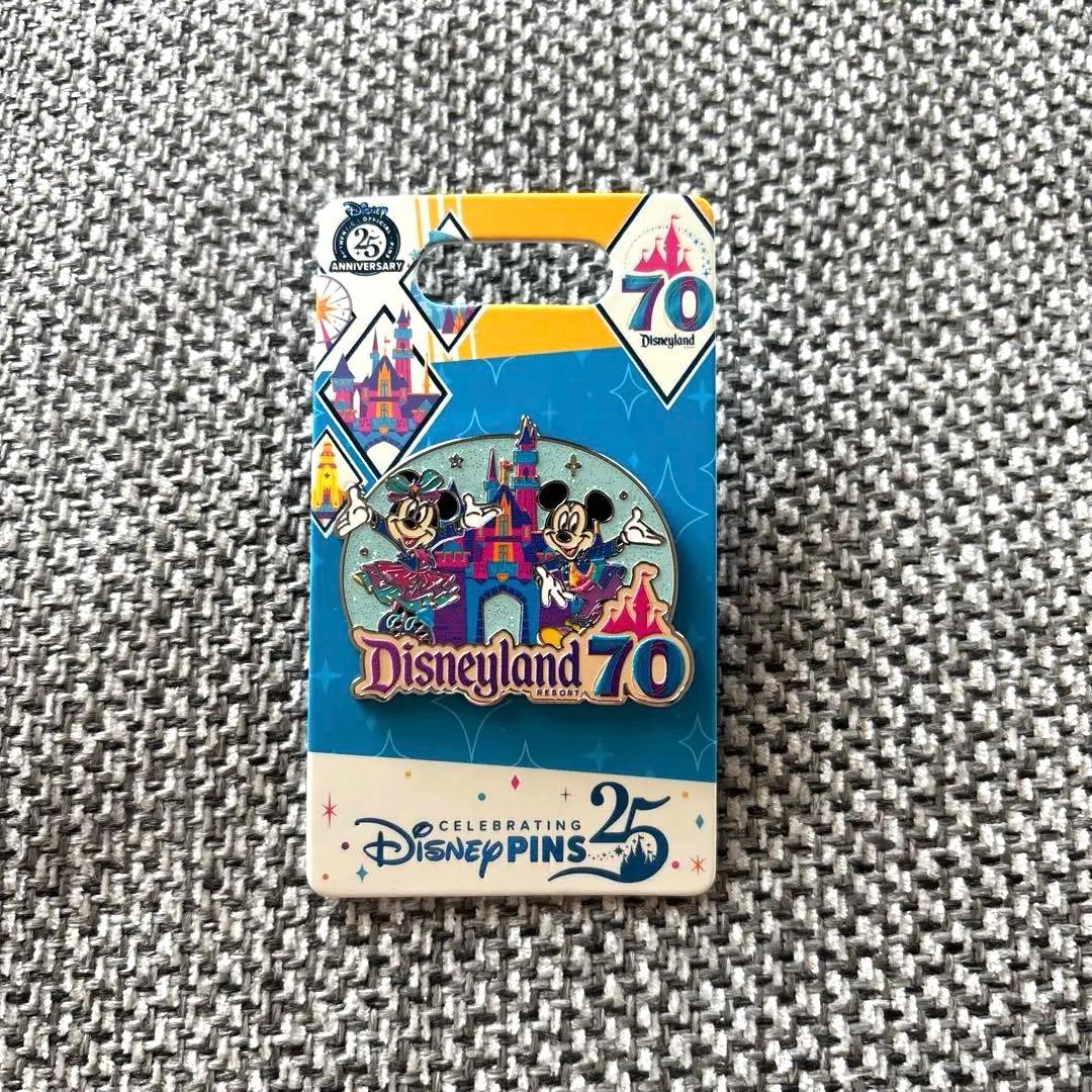 限定】カリフォルニアディズニー 70周年 ピンバッジ ピンズ ミッキー