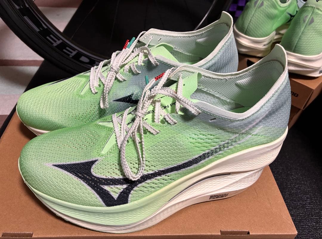 Mizuno ウエーブリベリオン PRO3 & LOW 27.5cm 2足セット