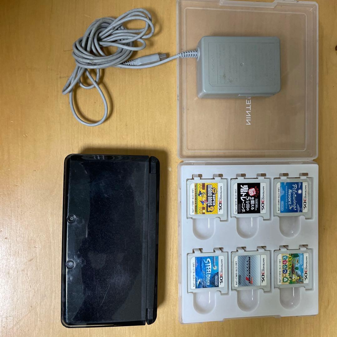 3DS/ブラック/カセット6個付 Amazon | 任天堂公式ライセンス商品 3DS用 カードポケット6 | カードケース