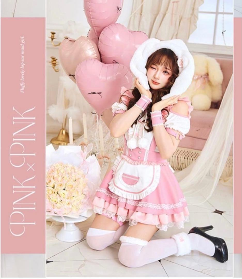 Malymoon/マリームーン スノーパフロップイヤーバニーメイド 即日発送】スノーパフロップイヤーバニーメイド《オリジナルコスプレ10