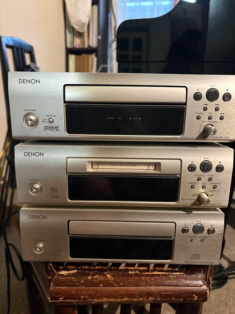 DENON CD・MD・カセットデッキセット DRR-F102 DMD-F102 Denon DMD-F102 [MiniDisc Wiki]