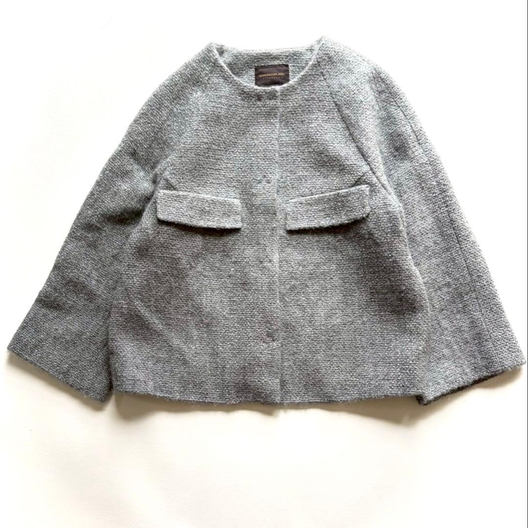 TOMORROWLAND Collection 上質ツイード Aラインジャケット item62ef252e685a11f0a4fc0242ac