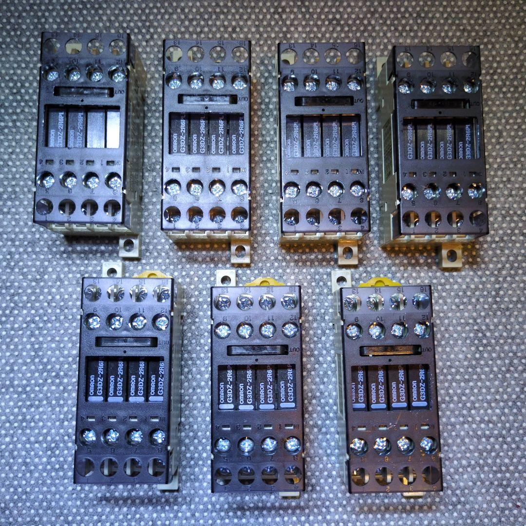 オムロン G3DZ-F4B DC24 ターミナルリレー 7個セット⑦動作確認 - メルカリ