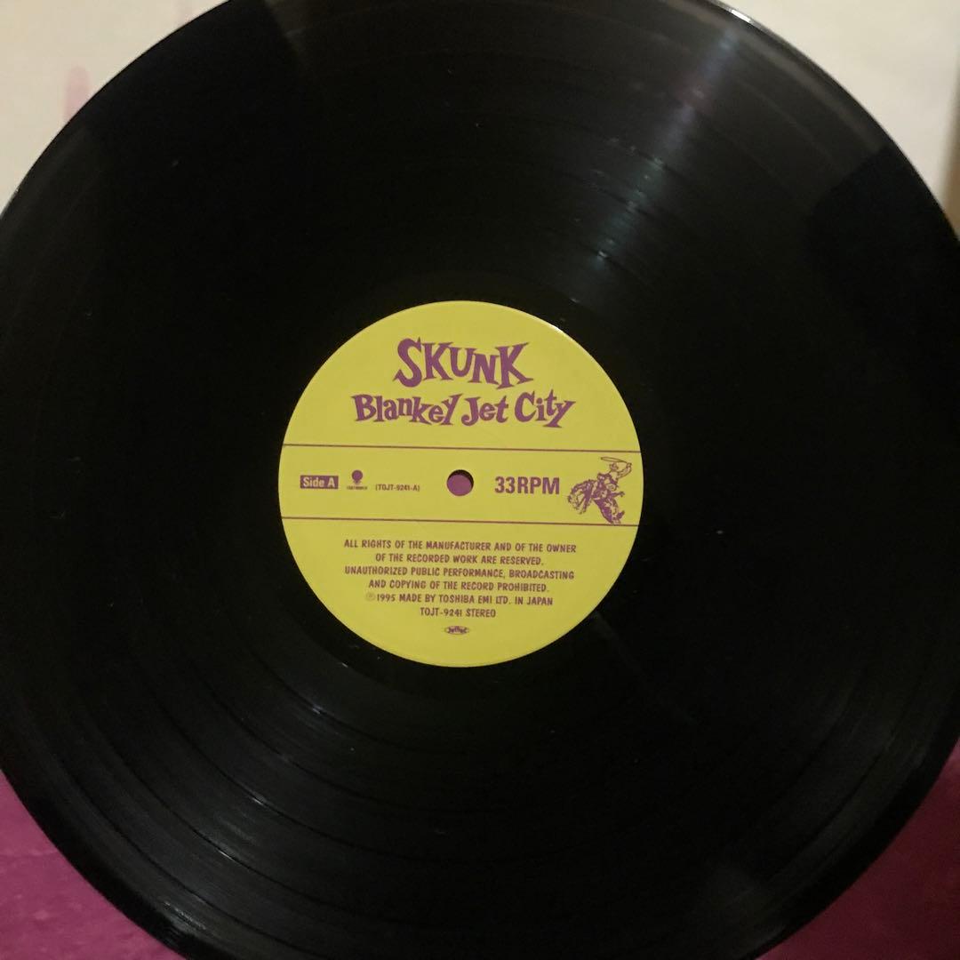 ブランキージェットシティ SKUNK オリジナルLP ジャケ違い 状態良好