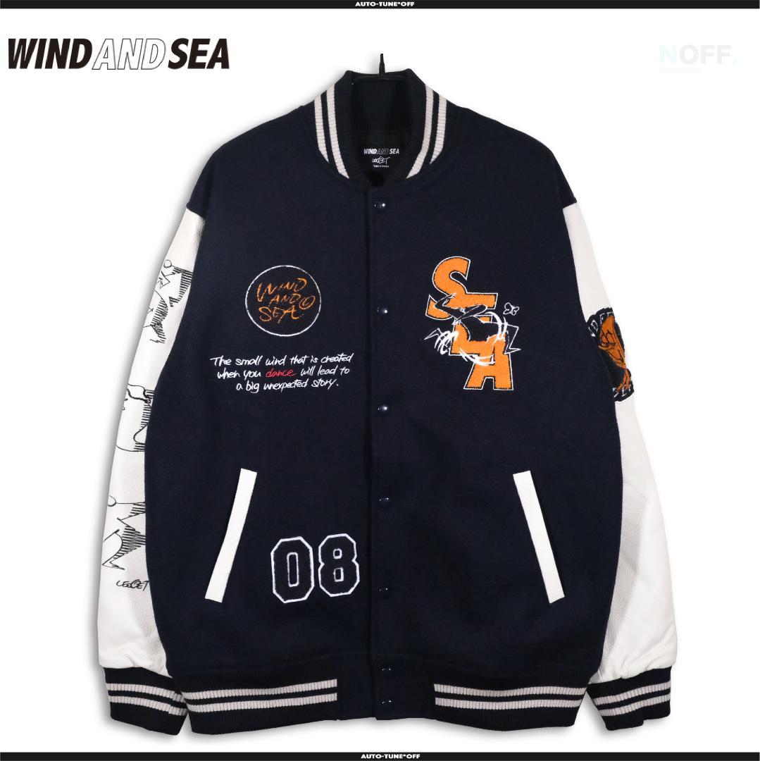 WIND AND SEA LEEGET VERSITY JACKET スタジャン Hysteric Glamour Wind And Sea Varsity Jacket スタジャン (WIND AND