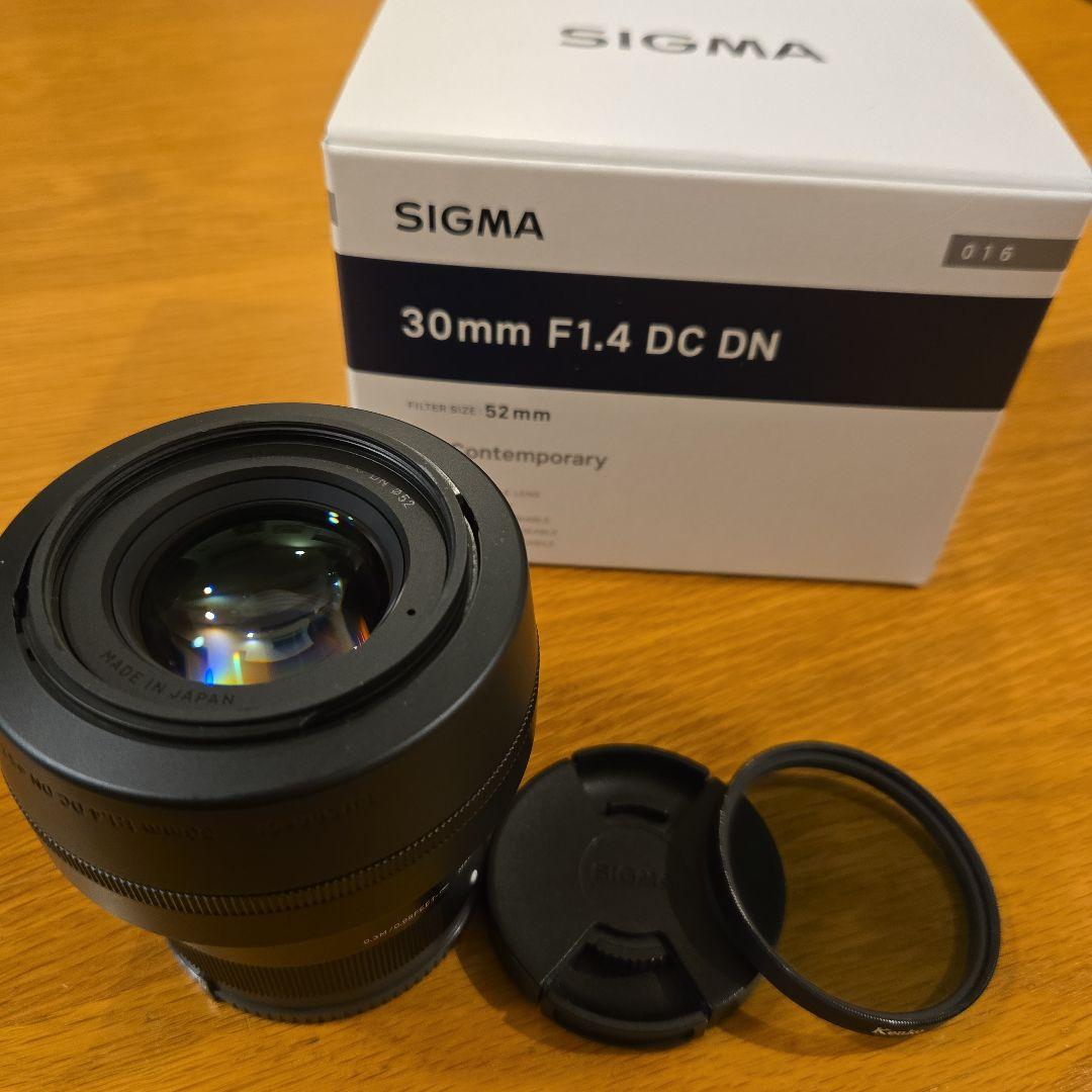 箱付き　SIGMA 30mm F1.4 DC DN Eマウント レンタル] シグマ 30mm F1.4 DC DN 標準レンズ (SONY Eマウント用