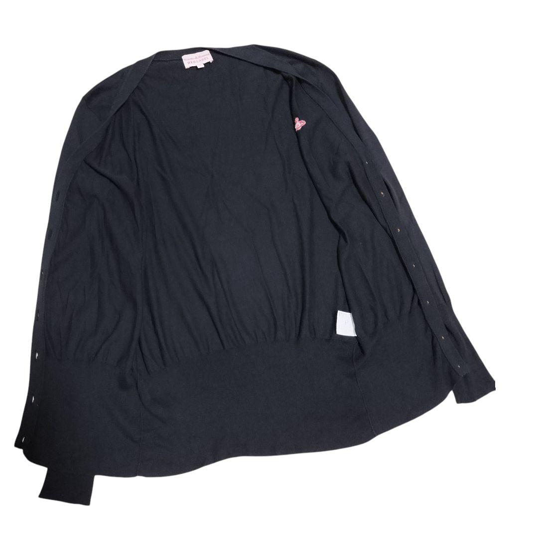 Vivenne Westwood シルク混カーディガン 黒 白タグ - メルカリ