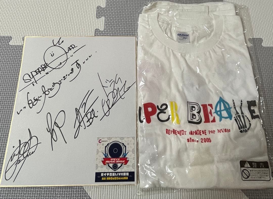 SUPER BEAVER サイン入り色紙＋Tシャツ SUPER BEAVER サイン入り色紙＋Tシャツ
