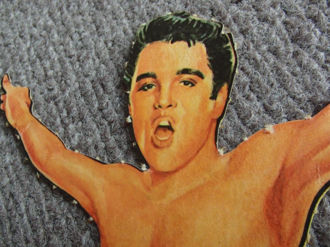 ☆超希少 エルビス・プレスリー 切り抜き 着せ替え 紙製2パタ