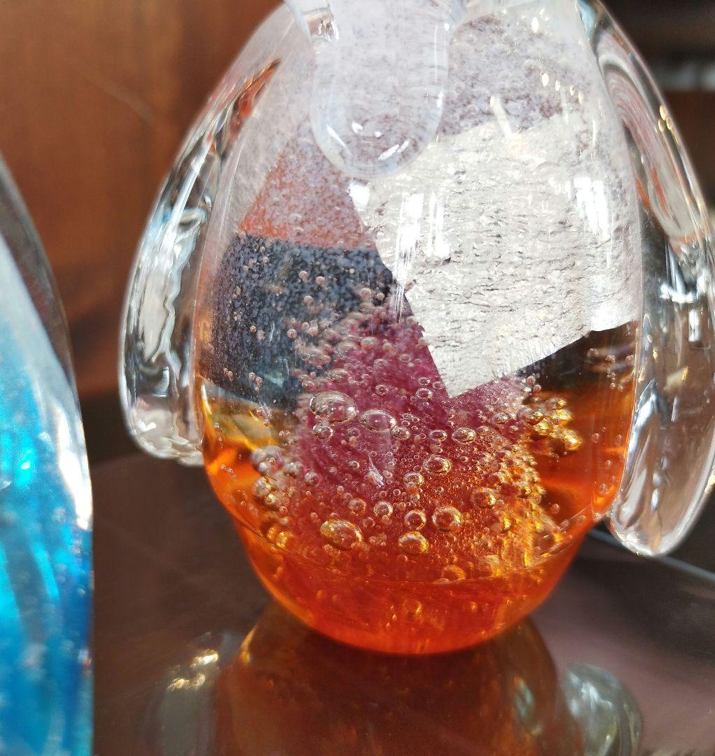 メル様売約済 新品 淡雪びな 硝子 おひなさま 置物