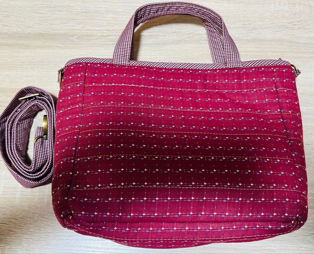 ☆新作☆スーちゃん＆ビリーくん＆いぬ 2WAY（トート・ショルダー）赤色系