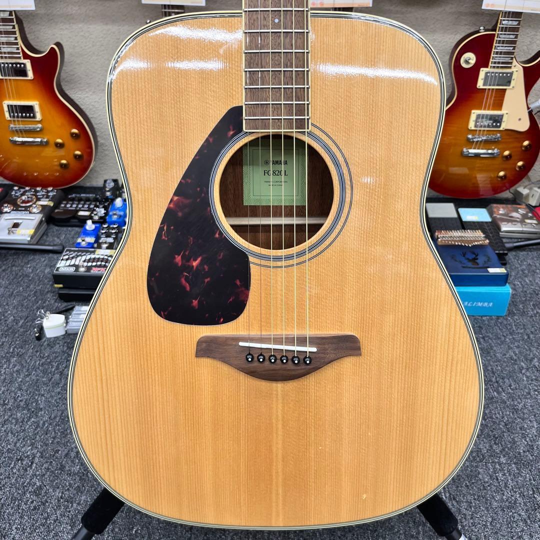 【10595】 左利き用 YAMAHA FG820L アコースティックギター YAMAHA / FG820L NT (ナチュラル) 【左利き用】 ヤマハ フォークギター