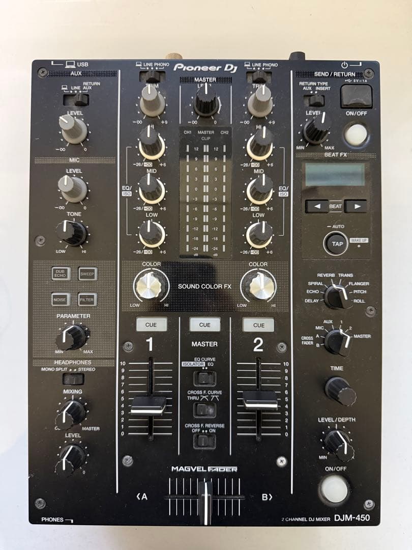 最終値下【美品】Pioneer DJ DJM-450 2チャンネルDJミキサー PIONEER DJ DJM-450 2-Channel DJ Mixer | EMI Audio