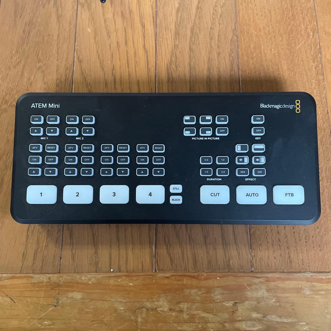 【ほぼ新品箱無し】ATEM Mini スイッチャー Amazon.co.jp: 【国内正規品】Blackmagic Design ライブプロダクション