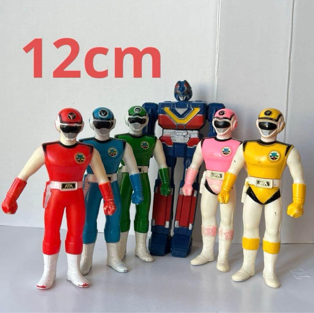 ☆フラッシュマン ソフビ 6体セット☆フラッシュキング セット