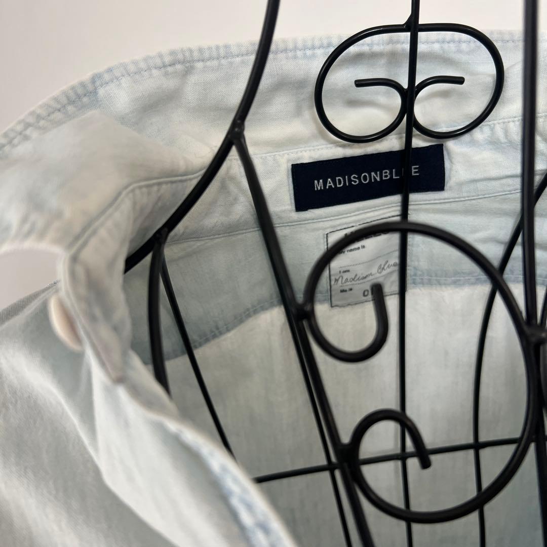 MADISONBLUE マダムワーク シャンブレーシャツ コットン - メルカリ