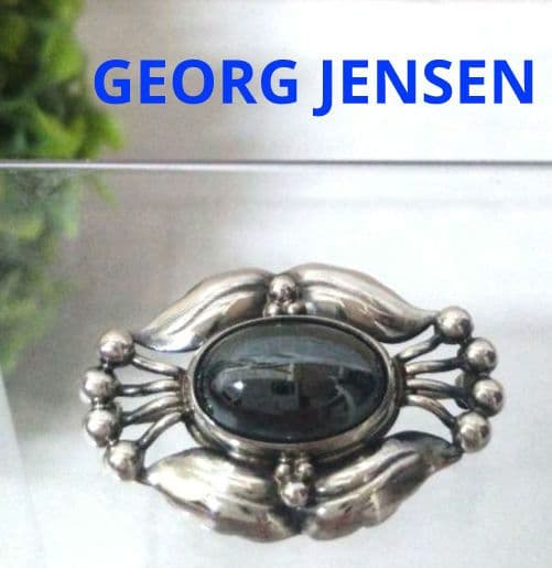 【希少 美品】  30 ヘマタイト ブローチ SV925 ヘビクイワシ全身ブローチ(black matte) | EmiriA online shop