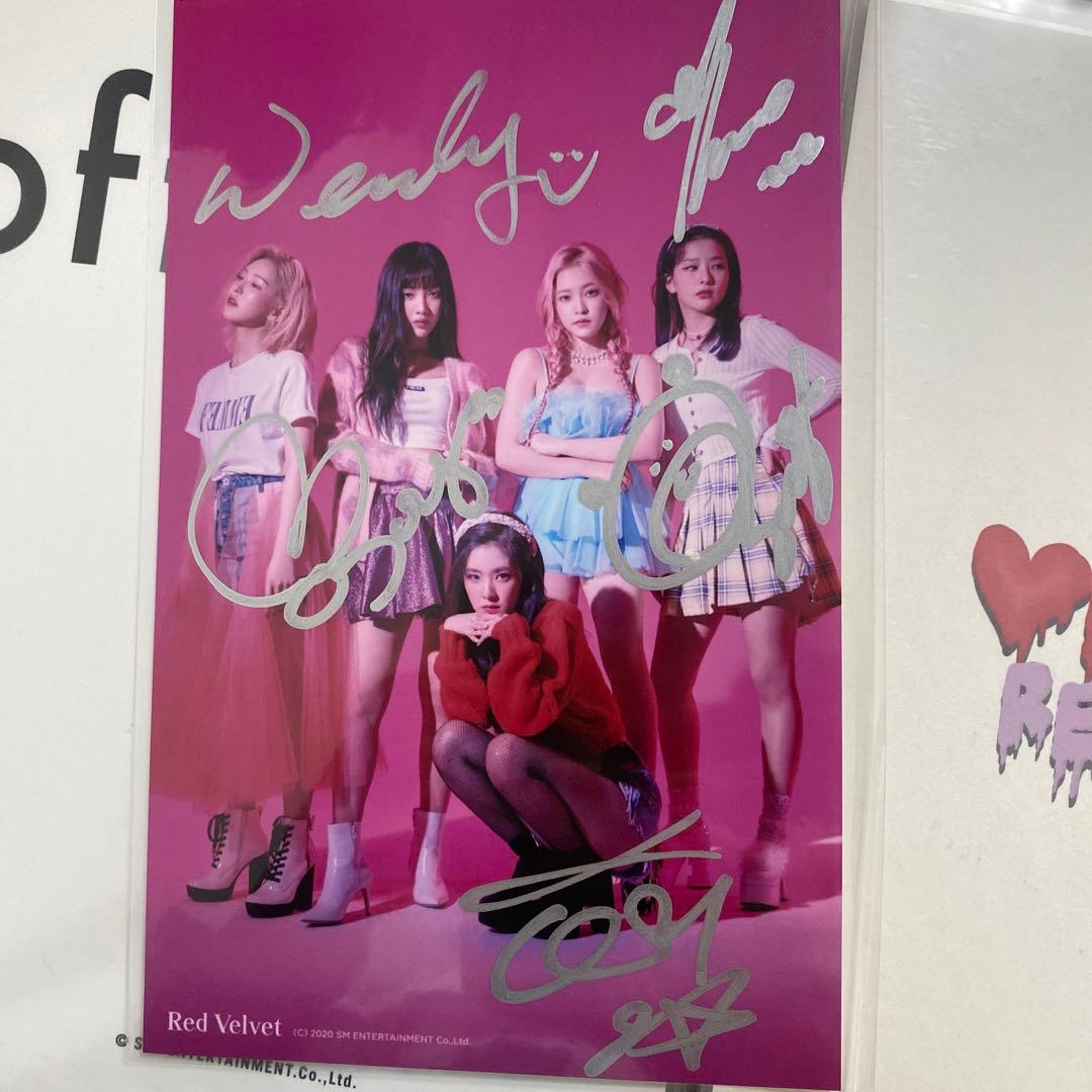 Red Velvet サイン入り写真 これってRed Velvetのサイン入りアルバム、本物かな？ : r/kpopcollections