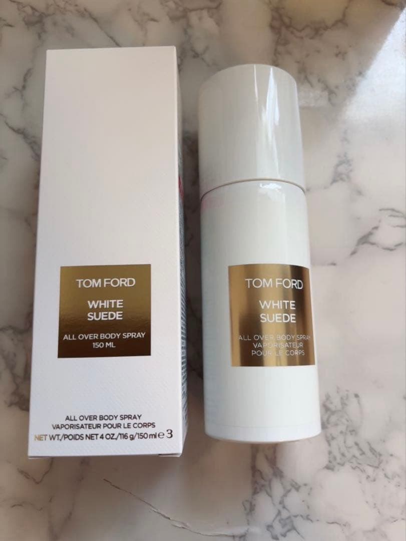 TOM FORD WHITE SUEDE オールオーバー ボディスプレイ - メルカリ