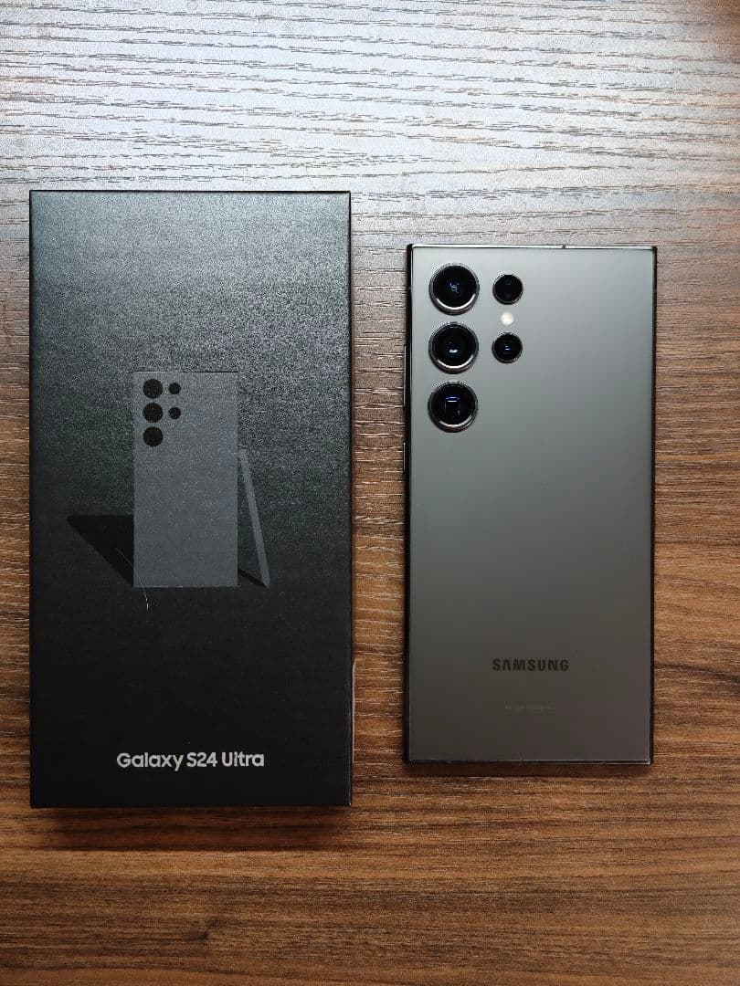 Galaxy S24 Ultra チタニウムブラック 12GB 256GB Samsung Galaxy S24 Ultra 5G, 256GB 12GB RAM, Dual SIM, Unlocked