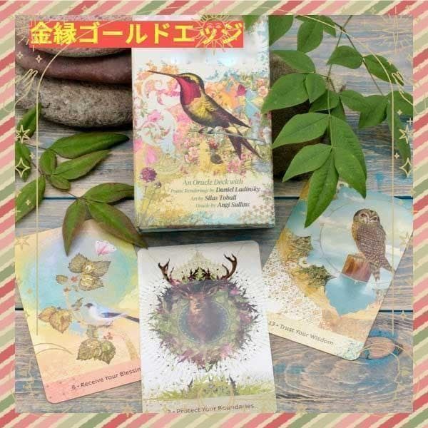 【正規品オラクルカード】海外美麗デッキ✨古代の知恵オラクル ゴールドエッジ 金縁 セイクレッドデスティニーオラクル スペシャルエディション ゴールド