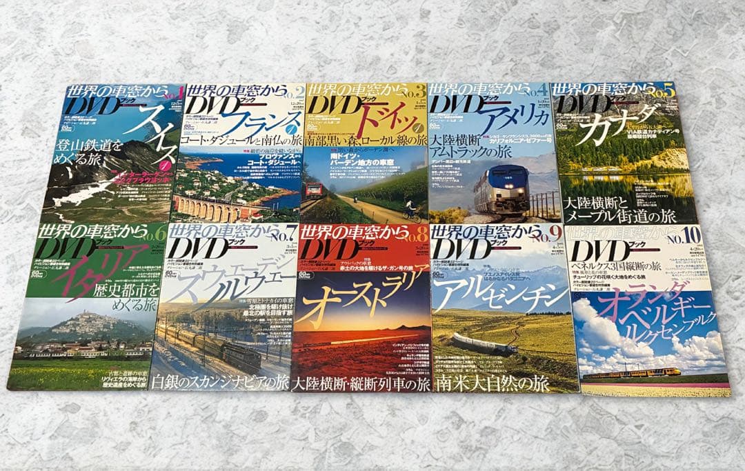 【希少品】世界の車窓から DVDブック No.1〜30セット（No.16欠品）
