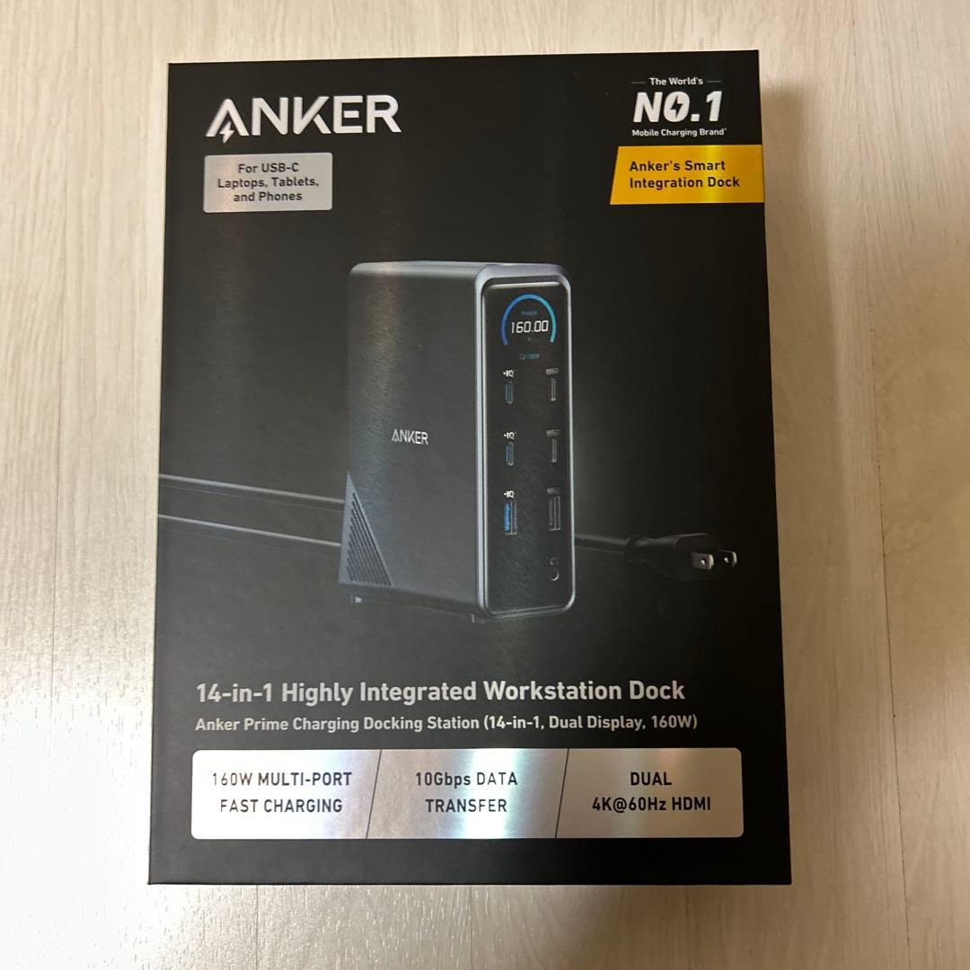 Anker ドッキングステーション14-in-1 Anker Prime ドッキングステーション (14-in-1, Dual Display, 160W