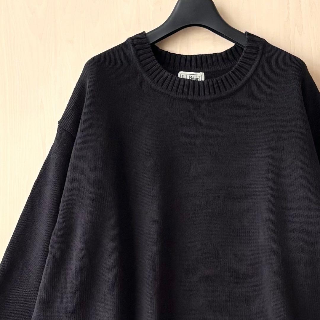 エルエルビーン　無地　コットンニット　黒　ブラック　ノームコア　2XL 大きめ 楽天市場】L.L.Bean エルエルビーン ニット サイズ:L / 00s クルー