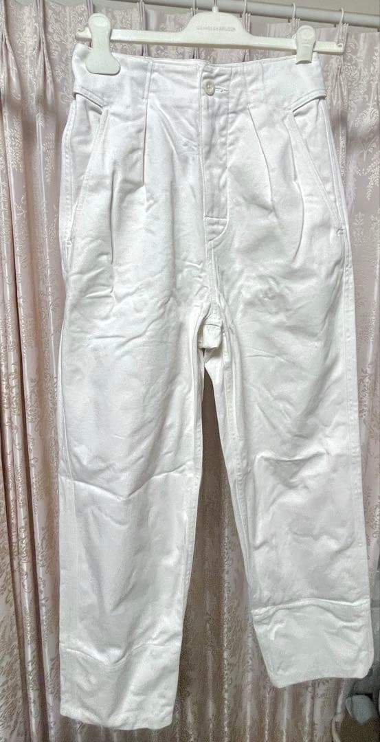 佐々さま専用　MHL. SOFT COTTON DRILL チノパン　白 佐々さま専用 MHL. SOFT COTTON DRILL チノパン 白