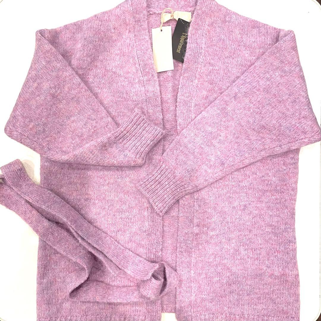 タグ付 22AW アパルトモン別注アールジュビリー モヘヤ混カーディガン