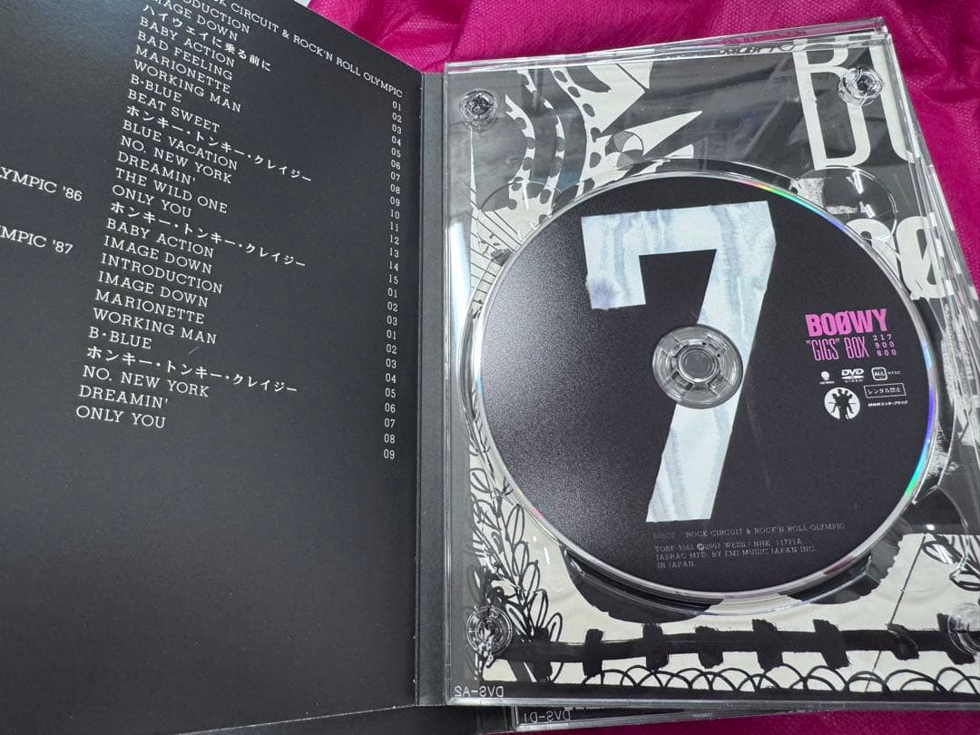BOØWY \"GIGS\" BOX TOBF-5555-62 20周年記念　美品