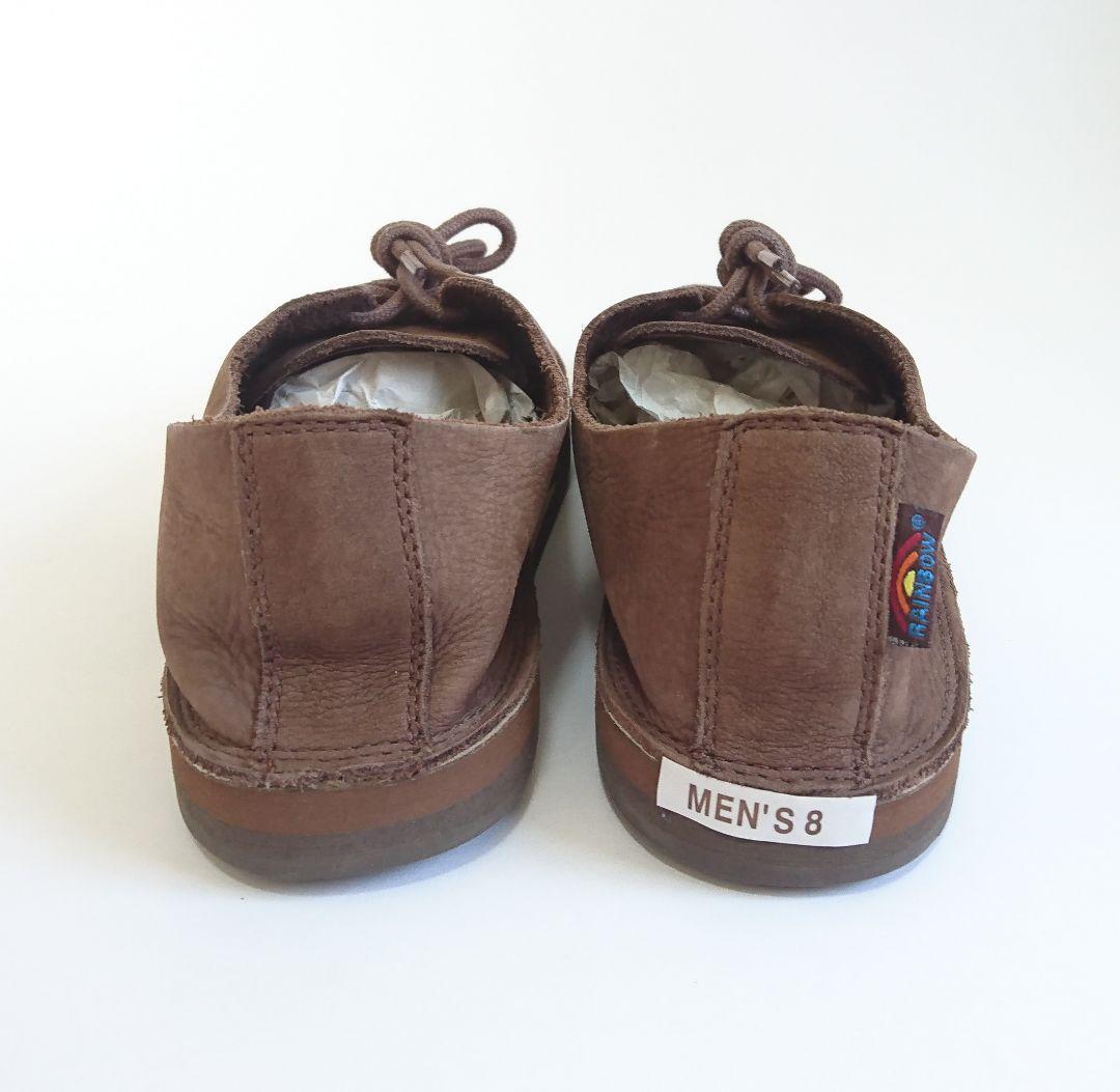 ようすけさん レインボーサンダル✨モカシュー US8 エスプレッソ ブラウン