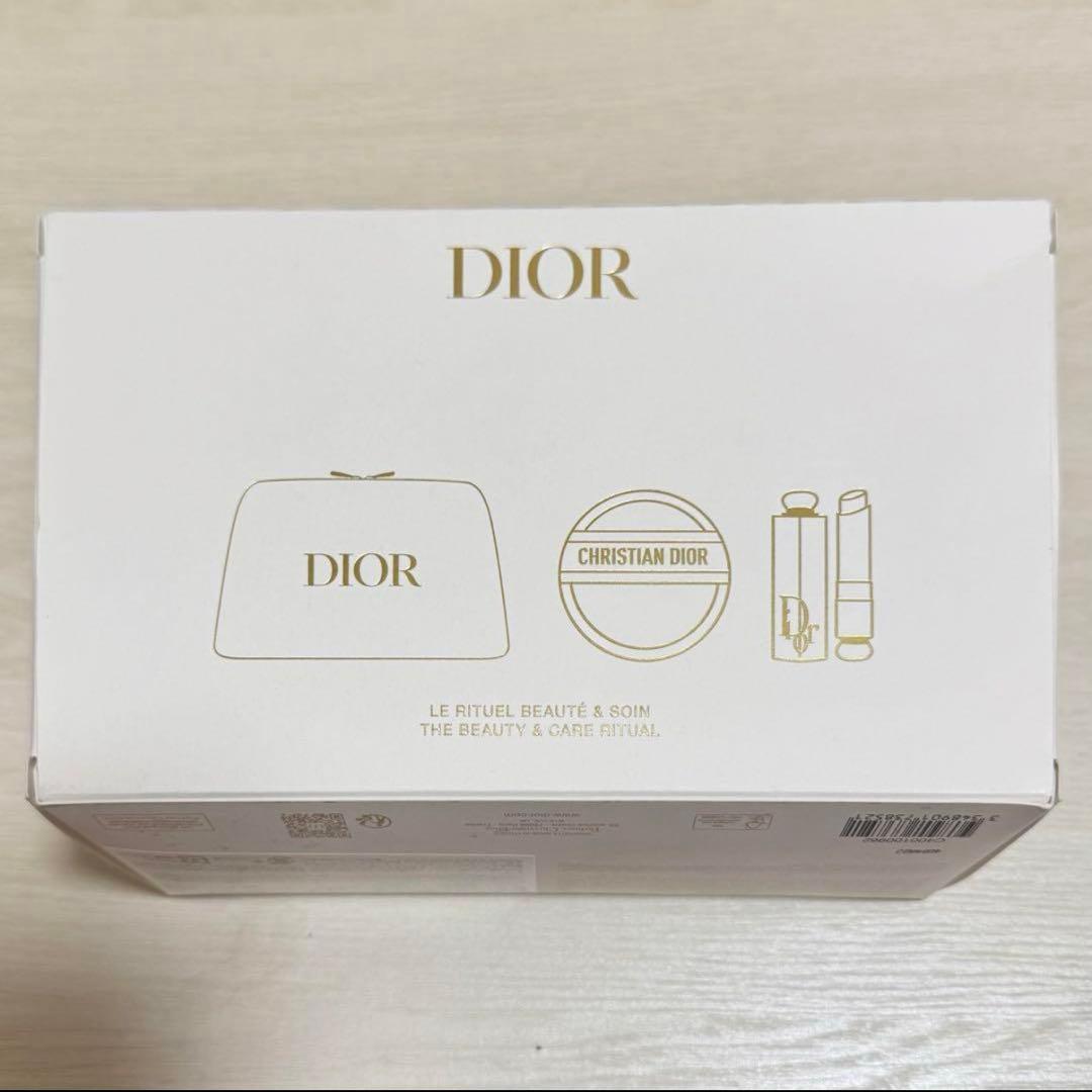 ディオール クリスマスコフレセット ゴールドポーチ - メルカリ