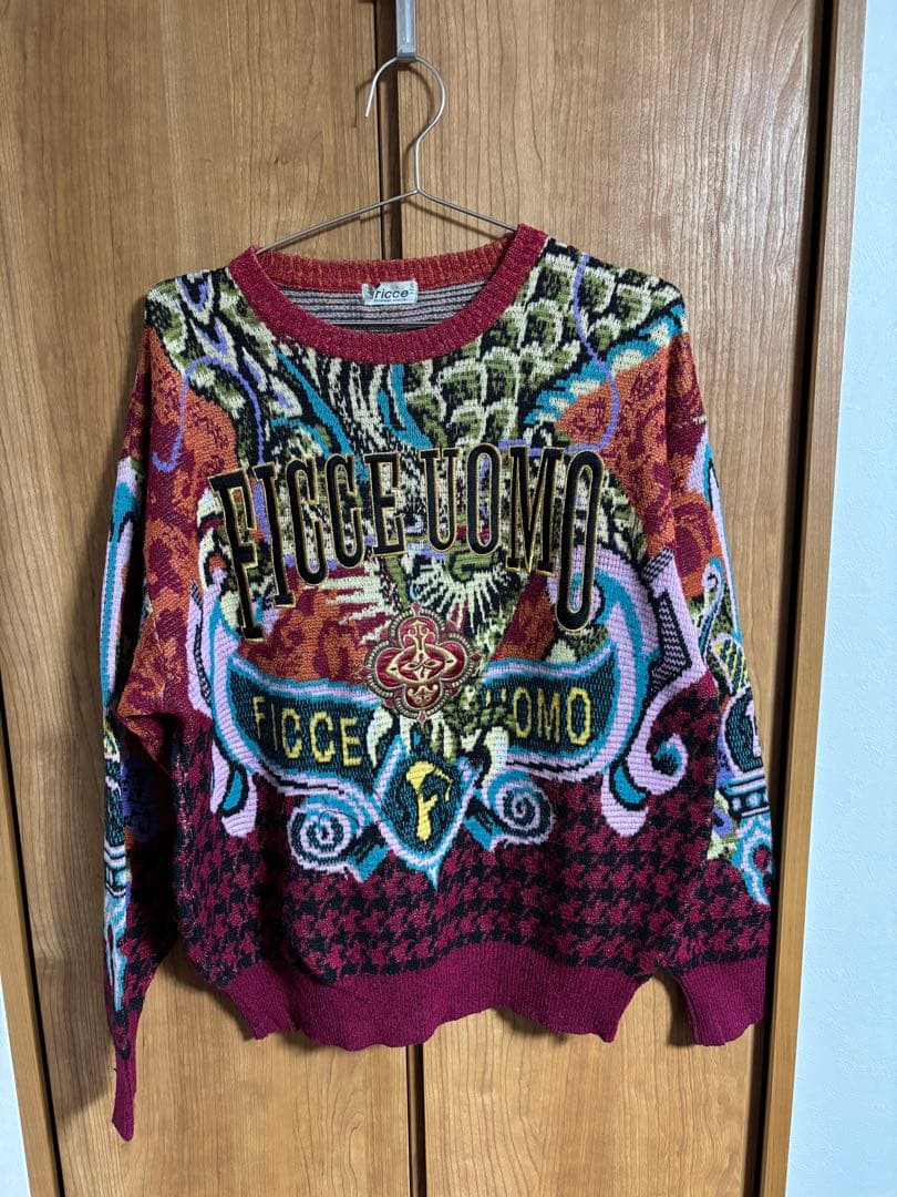 ficce YOSHIYUKI KONISHI 総柄ニット セーター - メルカリ