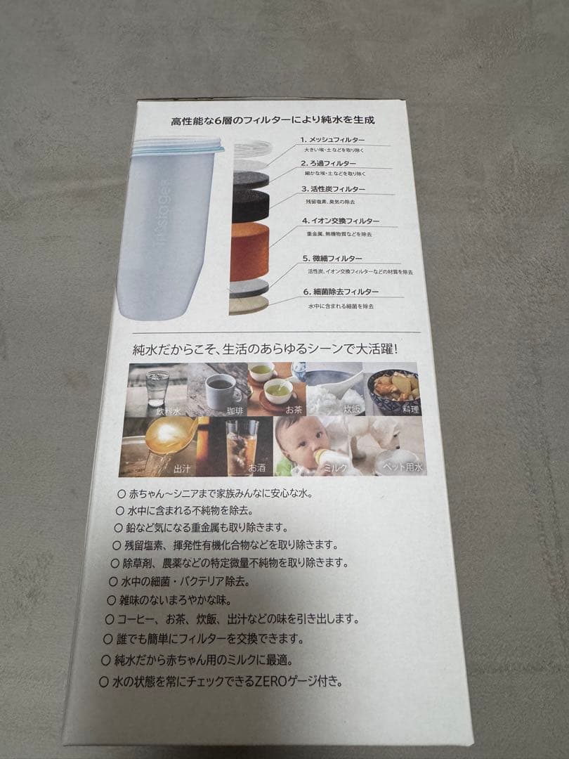 ZERO PITCHER 2.4L 交換カートリッジ4個セット