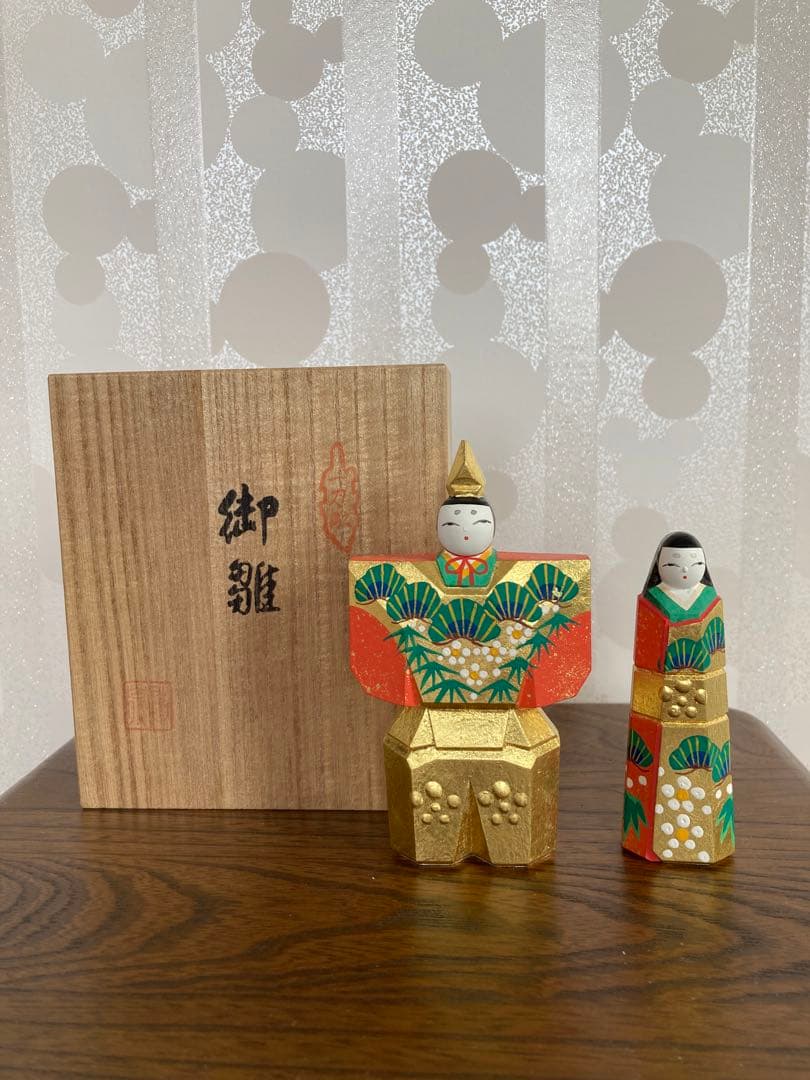 奈良　一刀彫り　雛人形　川口　神泉　作　初代神泉 今日の一枚 奈良一刀彫 立雛 神泉作 » 【不用品買取・遺品買取】埼玉県