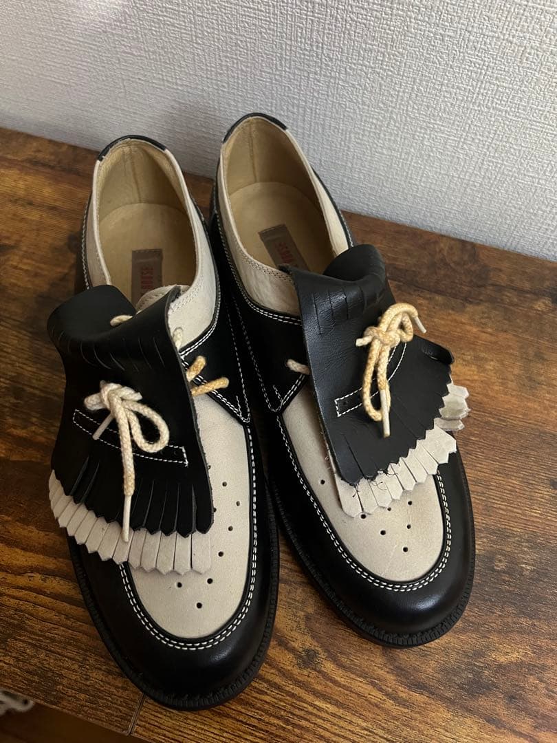 ピンクハウス 革靴 茶系パンチングコンビシューズ【S】 - ピンクハウス通販｜リサイクル