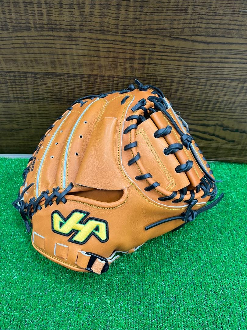 新品未使用　ハタケヤマ　硬式用キャッチャーミット HATAKEYAMA - キャッチャーミット（硬式用、未使用、型付け前）の通販