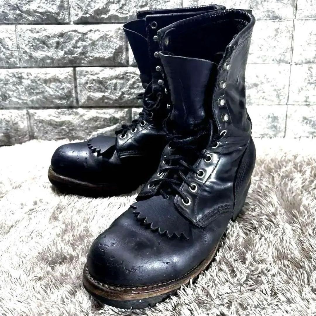 REDWING 2218 廃番 ロガーブーツ キルティ ビンテージ USA 革紐 REDWING 2218 廃番 ロガーブーツ キルティ ビンテージ USA 革紐 - メルカリ