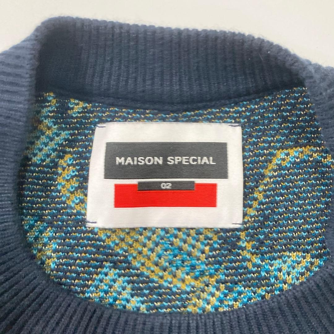 MAISON SPECIAL ダークフラワージャガードニット 2 - メルカリ